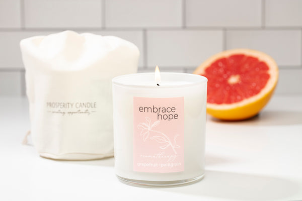 Embrace Hope Be Well Candle - 5 Aromatherapy Scents for Stress Relief
