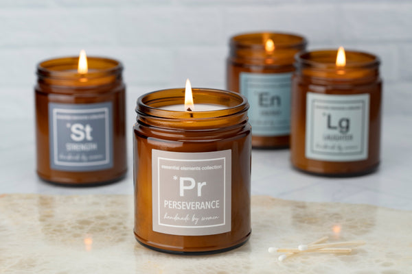 Jar candles like the Essential Elements collection make great inexpensive candles for your home | Prosperity Candle