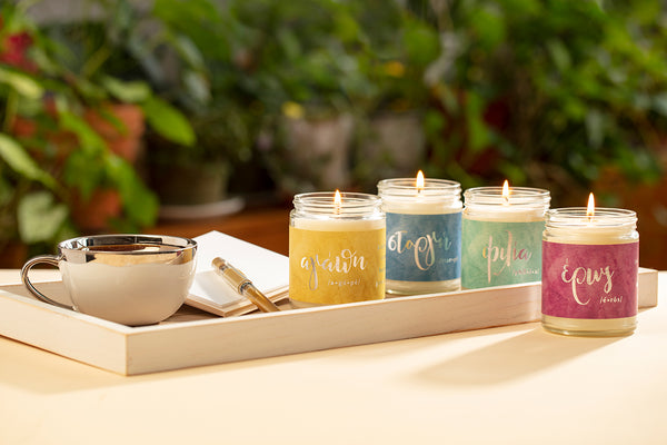 The Greek Love candles show agápē as the perfect Valentines Day candle | These romance candles demonstrate how to show love