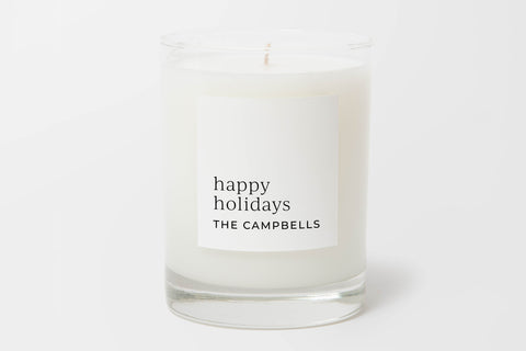 The Little Market Personalized Candle