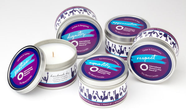 Women's History Month IWD International Women's Day Candle Gift