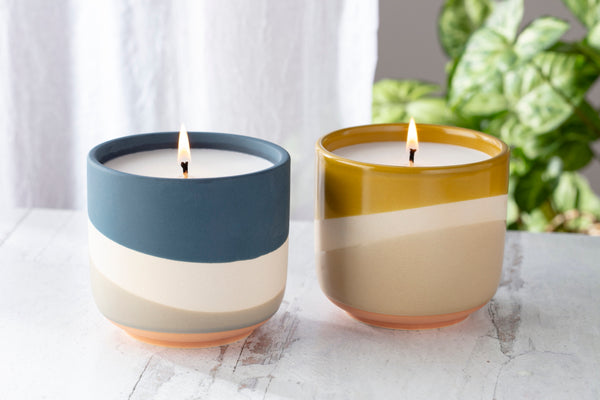 Ceramic candles like the Vaasa candles can be great affordable candle options | Prosperity Candle