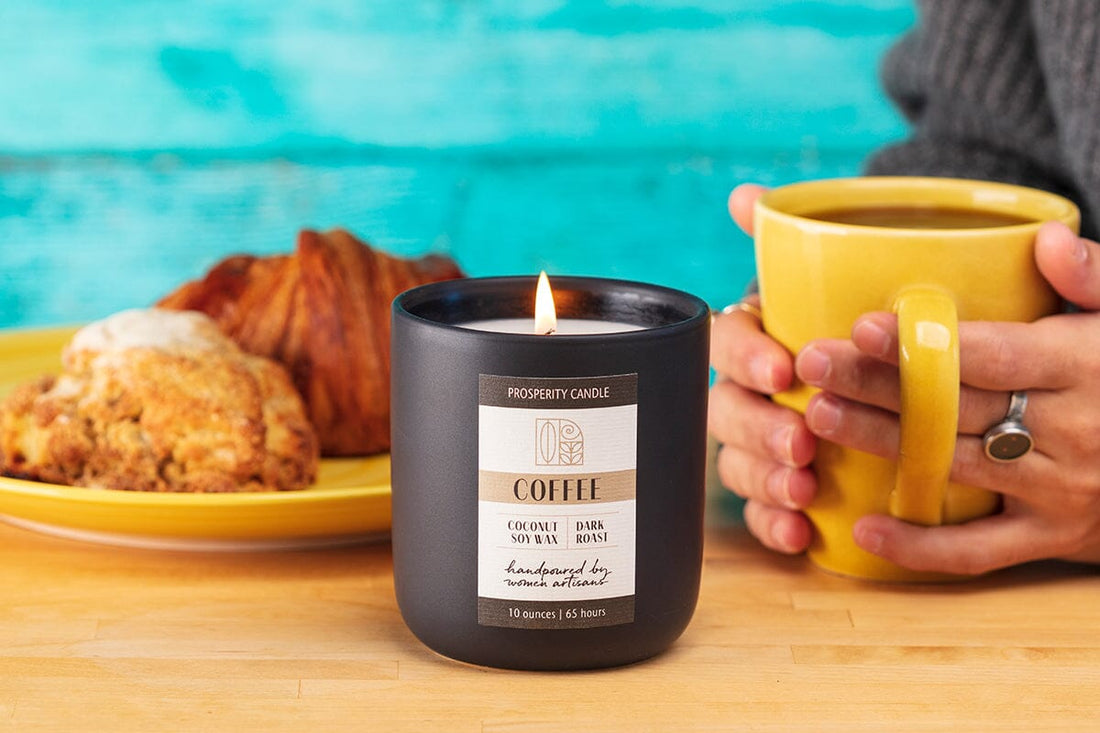 Coffee Lover Gift Set: Coffee Lover Gifts with Candles