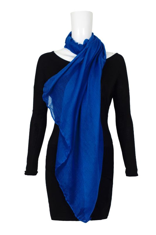 royal blue scarf