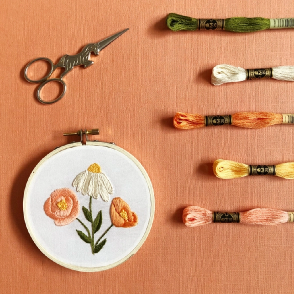 Cozy Harvest Beginner Embroidery Kit