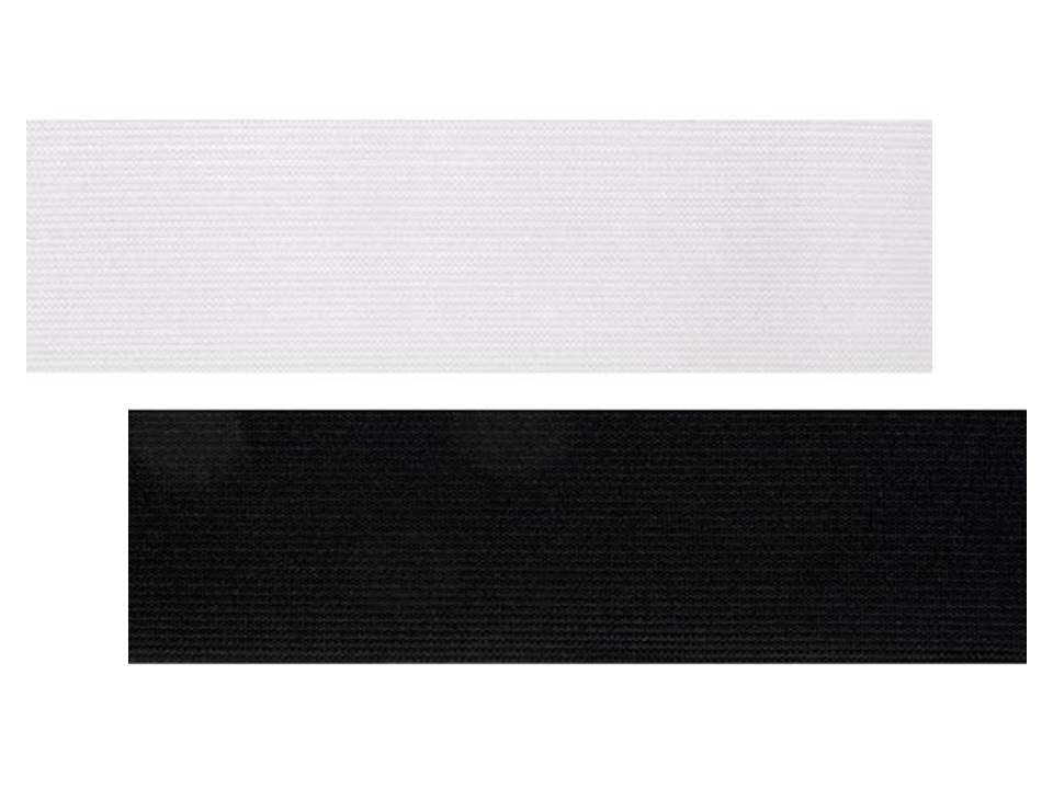 1/2M 0.25inch (6mm) Flat Braided Elastic - White – Fabrications Ottawa
