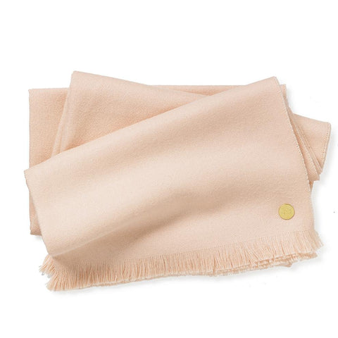 Soft Pink Baby Alpaca Throw