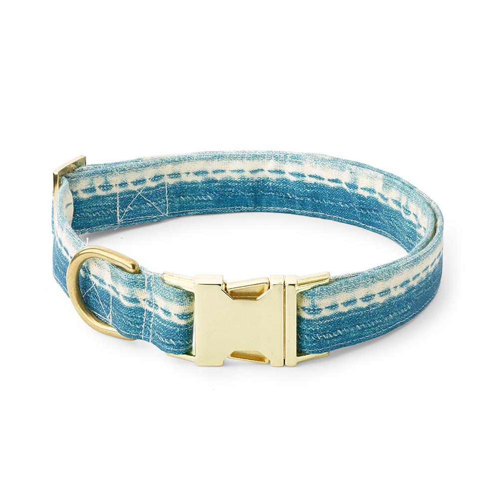 indigo dog collar