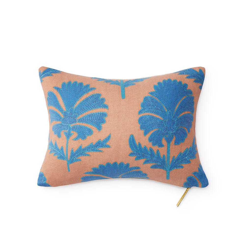 St. Frank Sage Ribbon Suzani Decorative Pillow