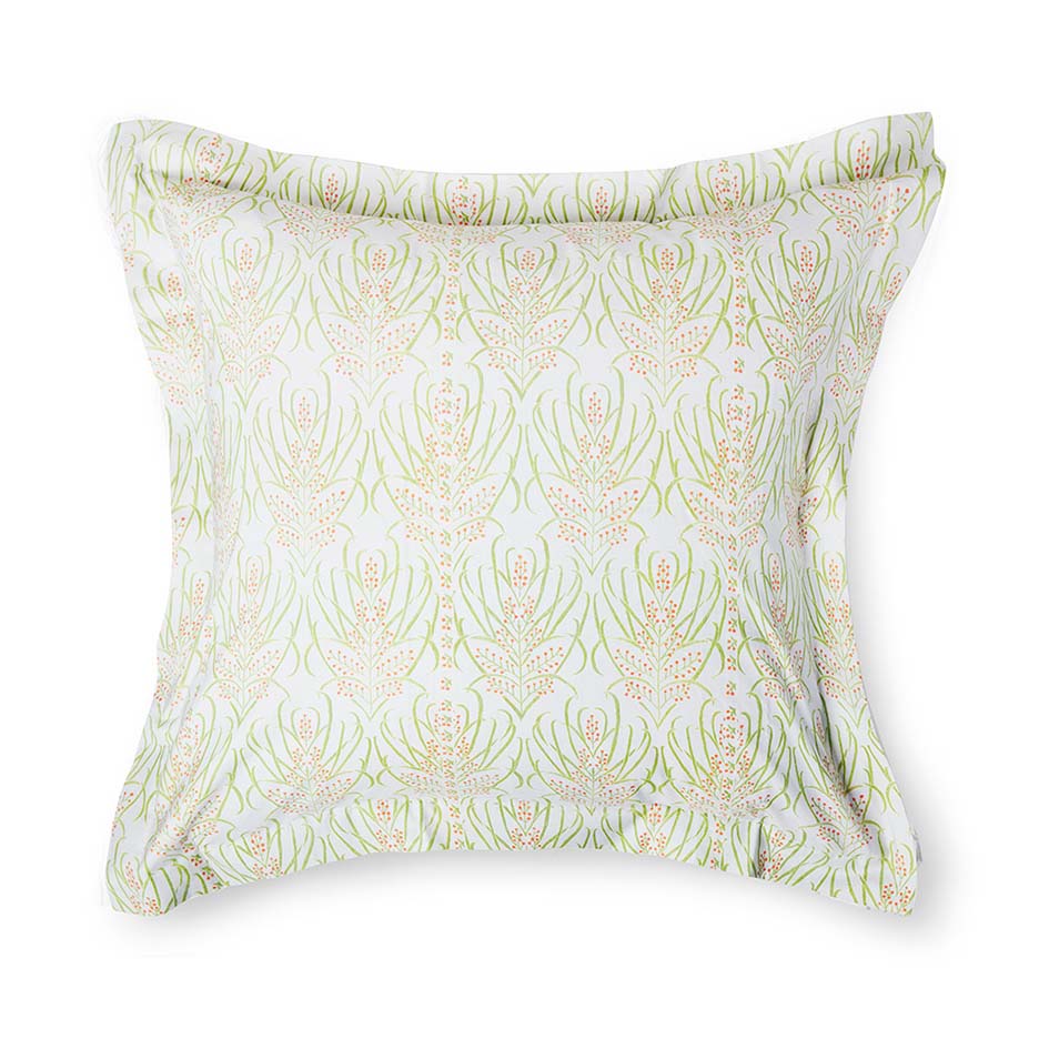 St. Frank Teal Vines Suzani Decorative Pillow