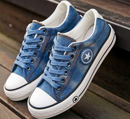 tênis all star jeans feminino