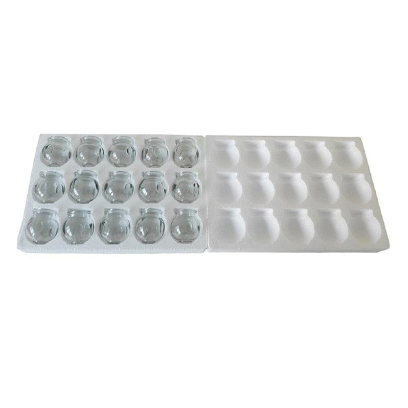 拔罐 12 pcs Thick Glass Cupping Set for Professionals (2 Cups  #5~2.87x4x3.5) (4 Cups #4~2.5x3.5x3) (4 Cups #3~2.25x3.12x2.8) (2  Cups #2~2.37x3x2) - We Pay Your Sales Tax