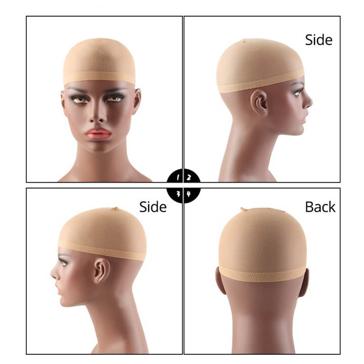 2 PiecesPack Wig Cap Hair net for Weave Hairnets Wig Nets Stretch Mesh Wig Cap for Making Wigs Free Size