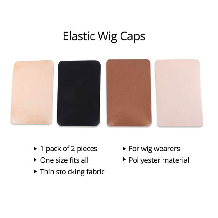 2 PiecesPack Wig Cap Hair net for Weave Hairnets Wig Nets Stretch Mesh Wig Cap for Making Wigs Free Size