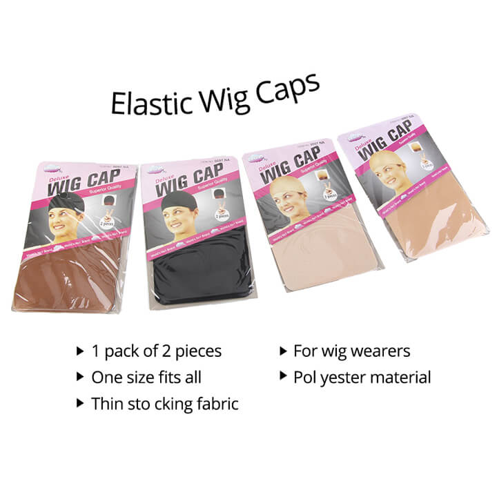 2 PiecesPack Wig Cap Hair net for Weave Hairnets Wig Nets Stretch Mesh Wig Cap for Making Wigs Free Size