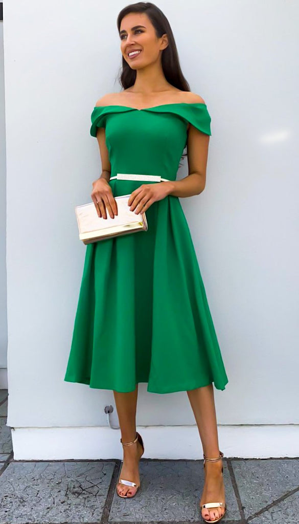 size 16 green dress