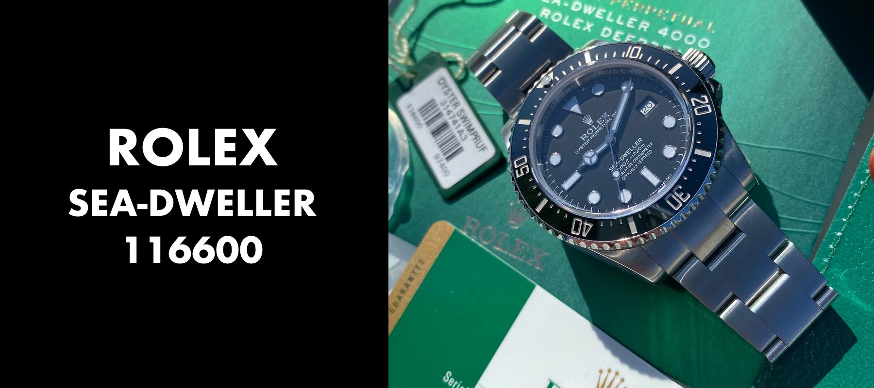 Rolex Sea-Dweller 116600 SD4000 - History