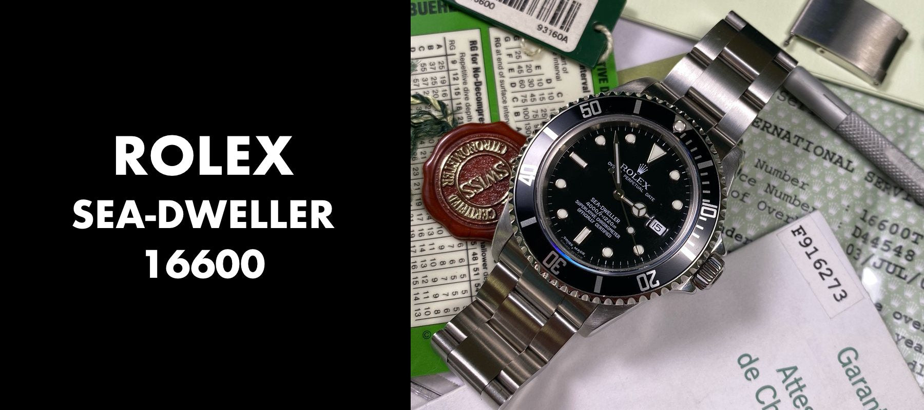 Rolex Sea-Dweller 16600 - History