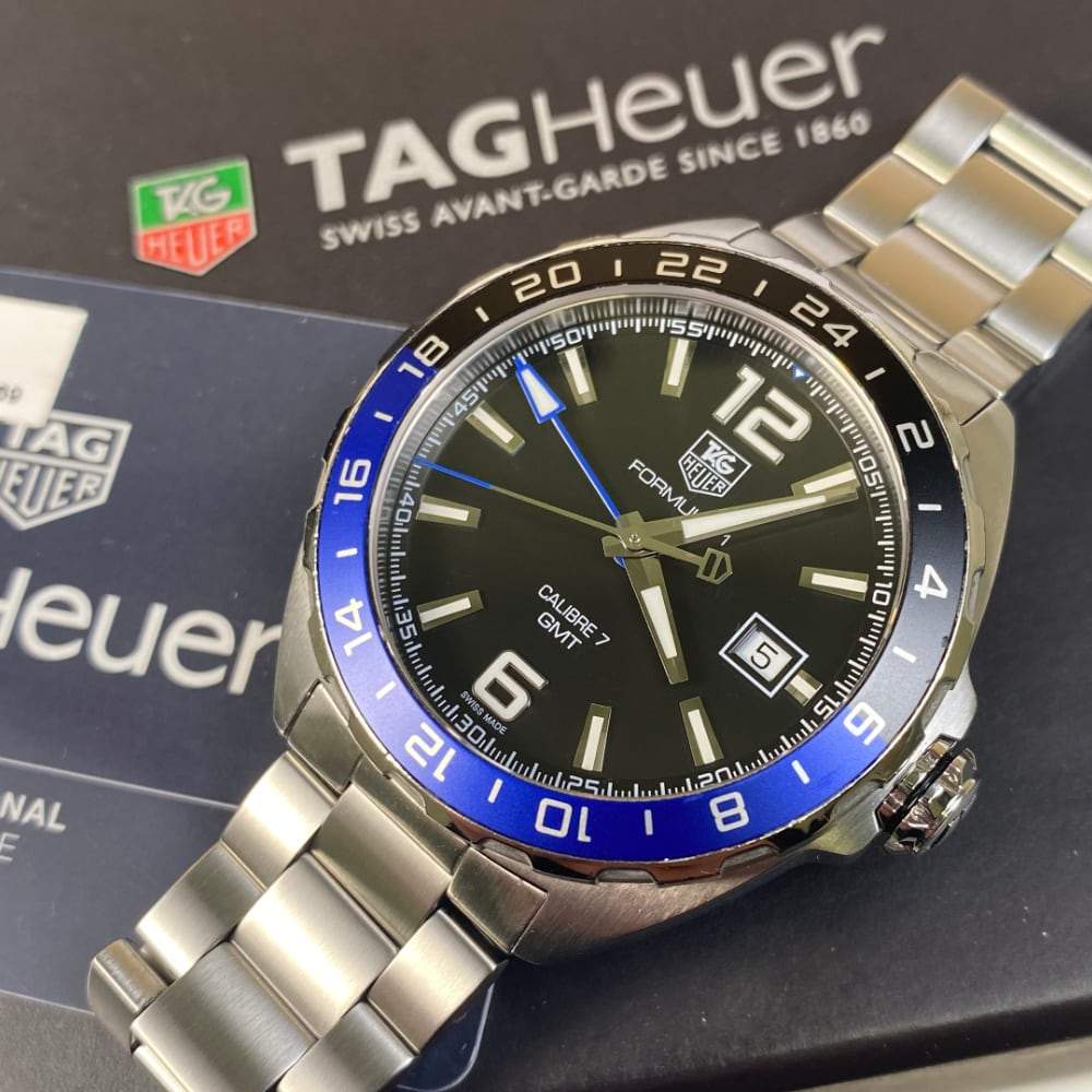 TAG Heuer Formula 1 GMT WAZ211A Batman for Sale UK - Swiss Watch Trader