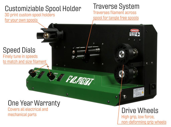 Filabot Spooler filament winder