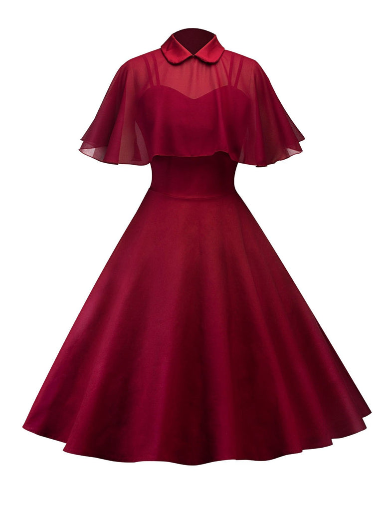 Robe Swing Année 50 Châle Rétro – Retro Stage-France