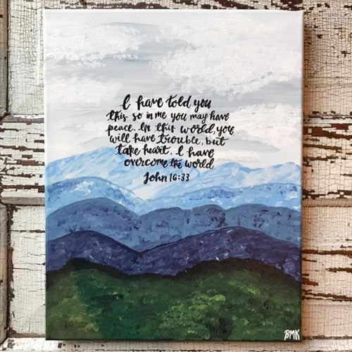 Abide - John 15:1-27, 12x12 Canvas – Canvases for Christ
