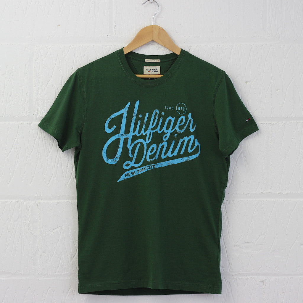 Hilfiger Denim Federer T-Shirt (Green) – New-Entry Clothing