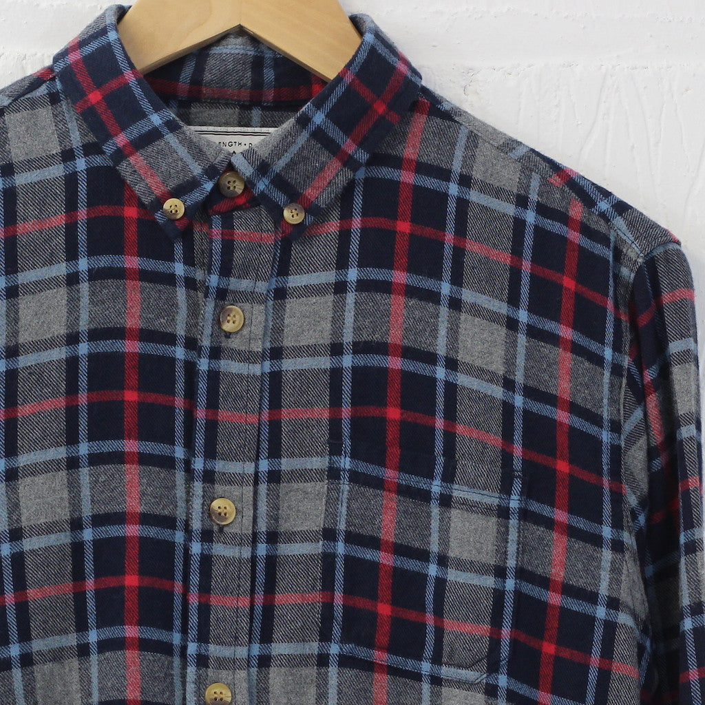 Penfield Ravenwood Flannel Shirt (Grey/Blue) – New-Entry Clothing from ...