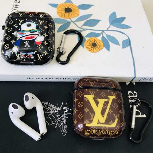 Lv Tote Bag Silicone Apple Airpods Case Cover for 1-2 Generations – Hanging  Owl