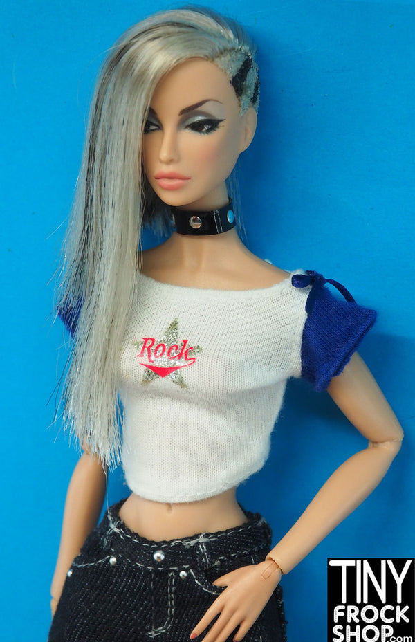 Tiny Frock Shop Barbie® My Scene Micro Dot Chiffon Top