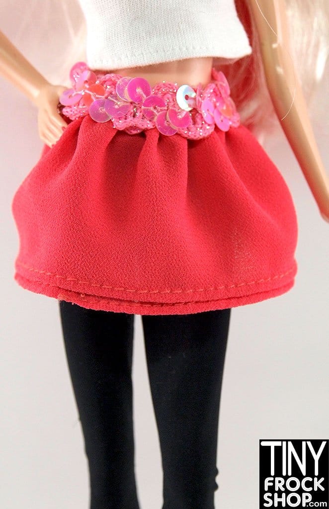 barbie sequin skirt