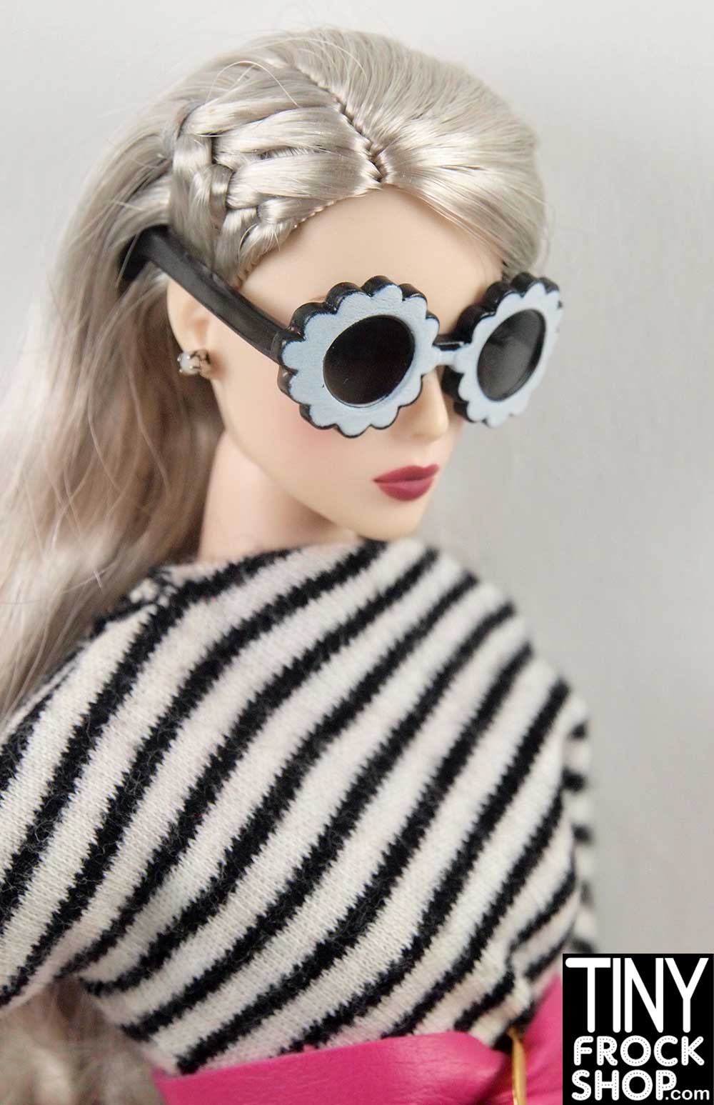 Tiny Frock Shop Barbie Fkr67 Hello Kitty Black N White Flower Sunglasses