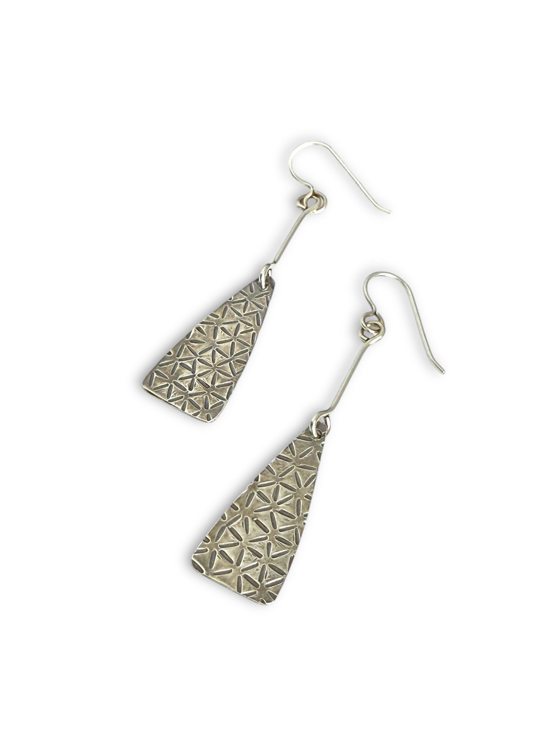 Geodesic Paddle Earrings