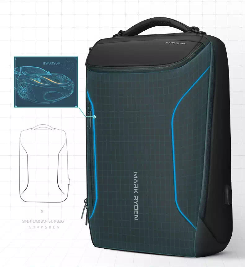 Men's Safety Backpack for Business Trips