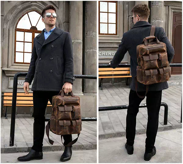 Best Vintage Leather Backpack for Men - 2023 Buying Guide – Luke Case
