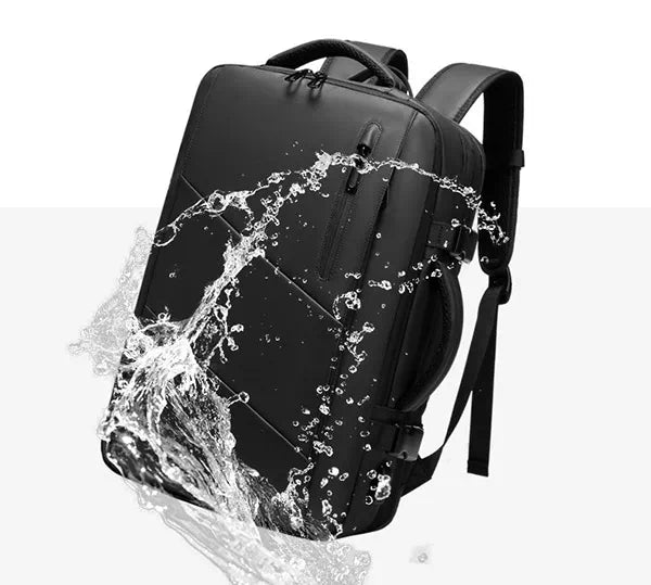 Men's travel backpack with expandable design - medium