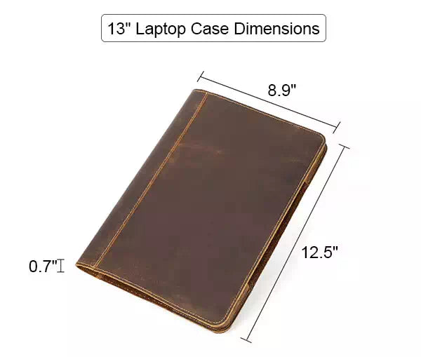 Stylish leather case for MacBook Air/Pro 13