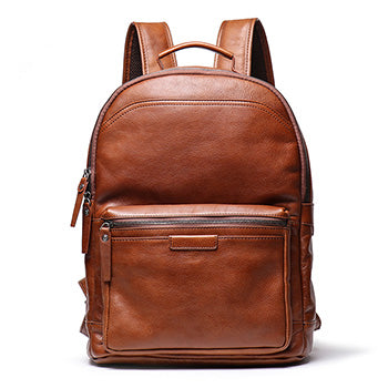 Italian Vegetable Tanned Leather Backpack