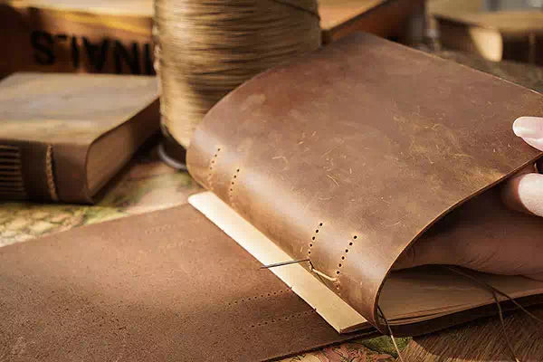 Vintage Leather Journal - A5 Size Leather Notebook – Luke Case