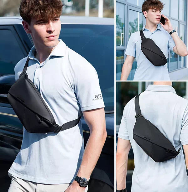 City-friendly men's sling bag with modern design