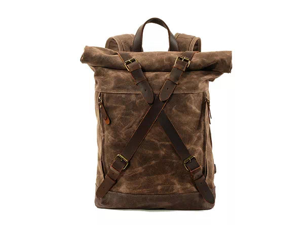 David’s Leather Dark Brown Bag Purse Magnet Button Closure Vtg Bag