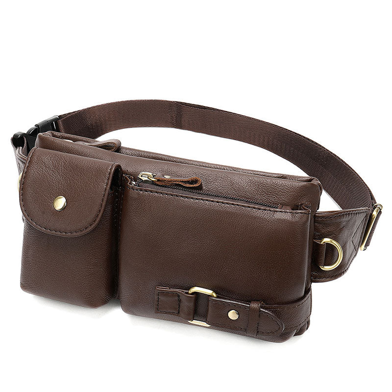 Men's Leather Fanny Pack Waist Bag – Luke Case