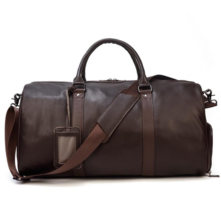 Men's Leather Weekender Duffle Bag – Luke Case