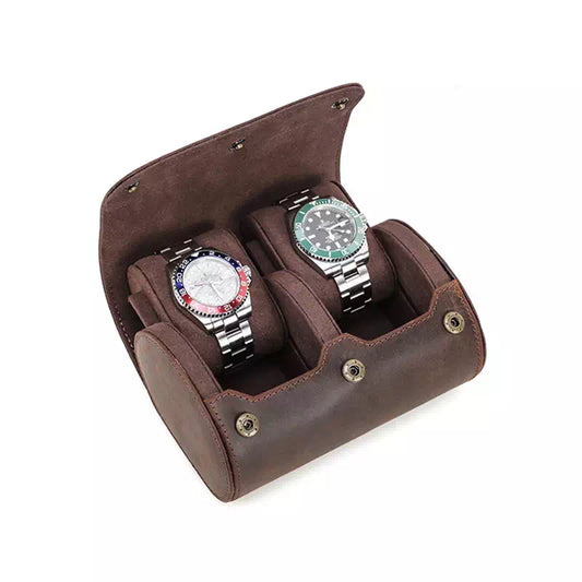 LOUIS VUITTON Monogram 3 Watch Travel Case 47418