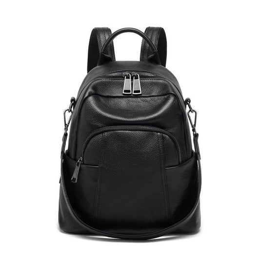 Men's Leather Backpack Anti Theft Leather Backpack – Luke Case