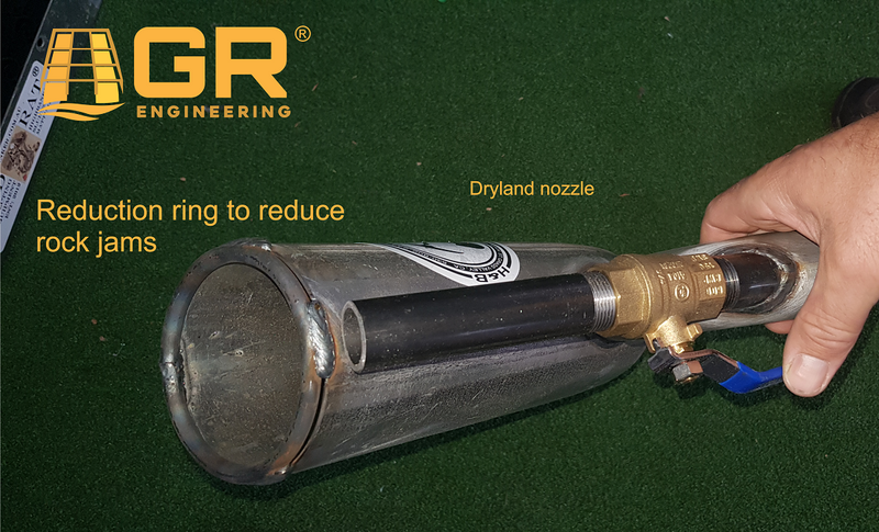 rock proofing dredge nozzle