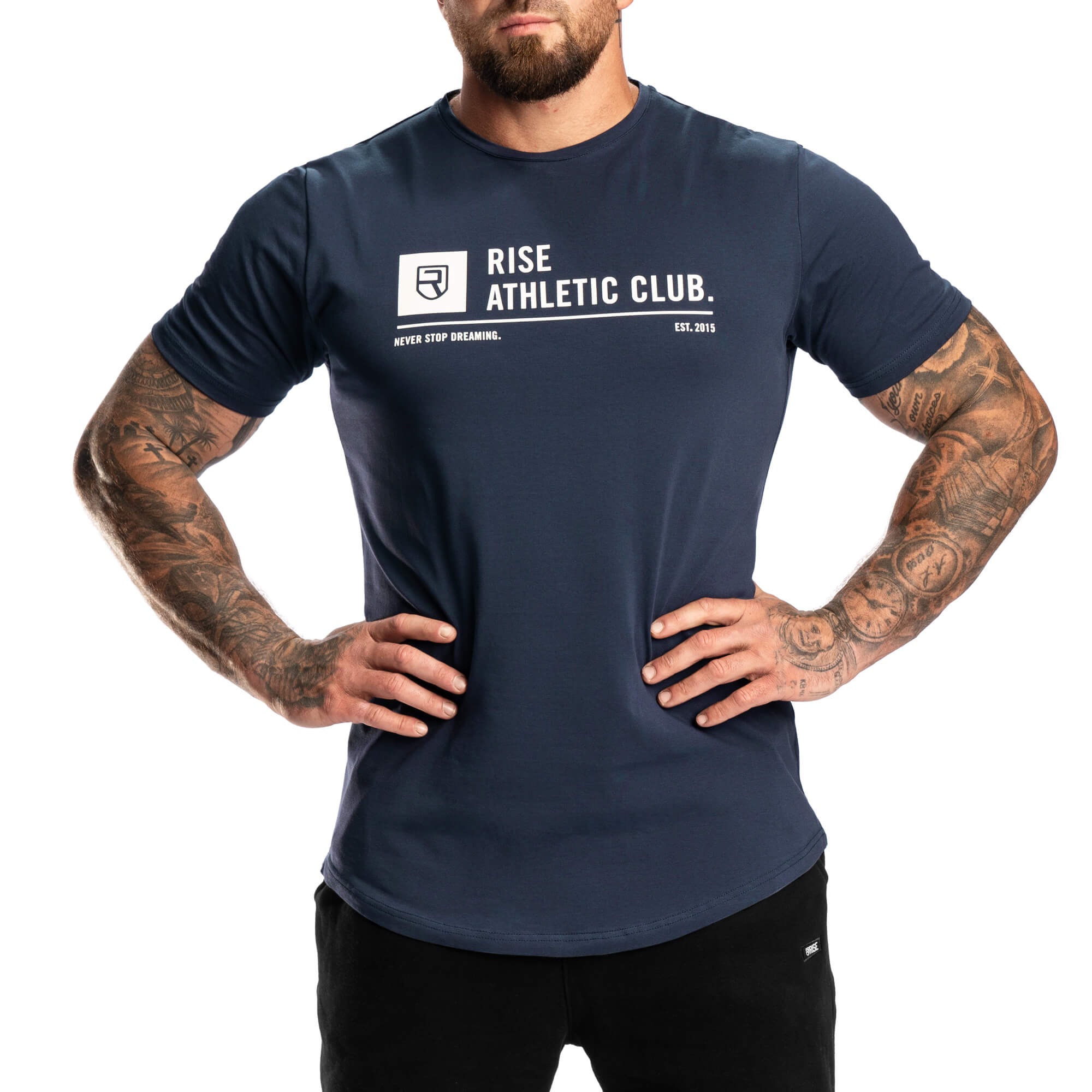 Athletic Club T-Shirt - Black - Rise