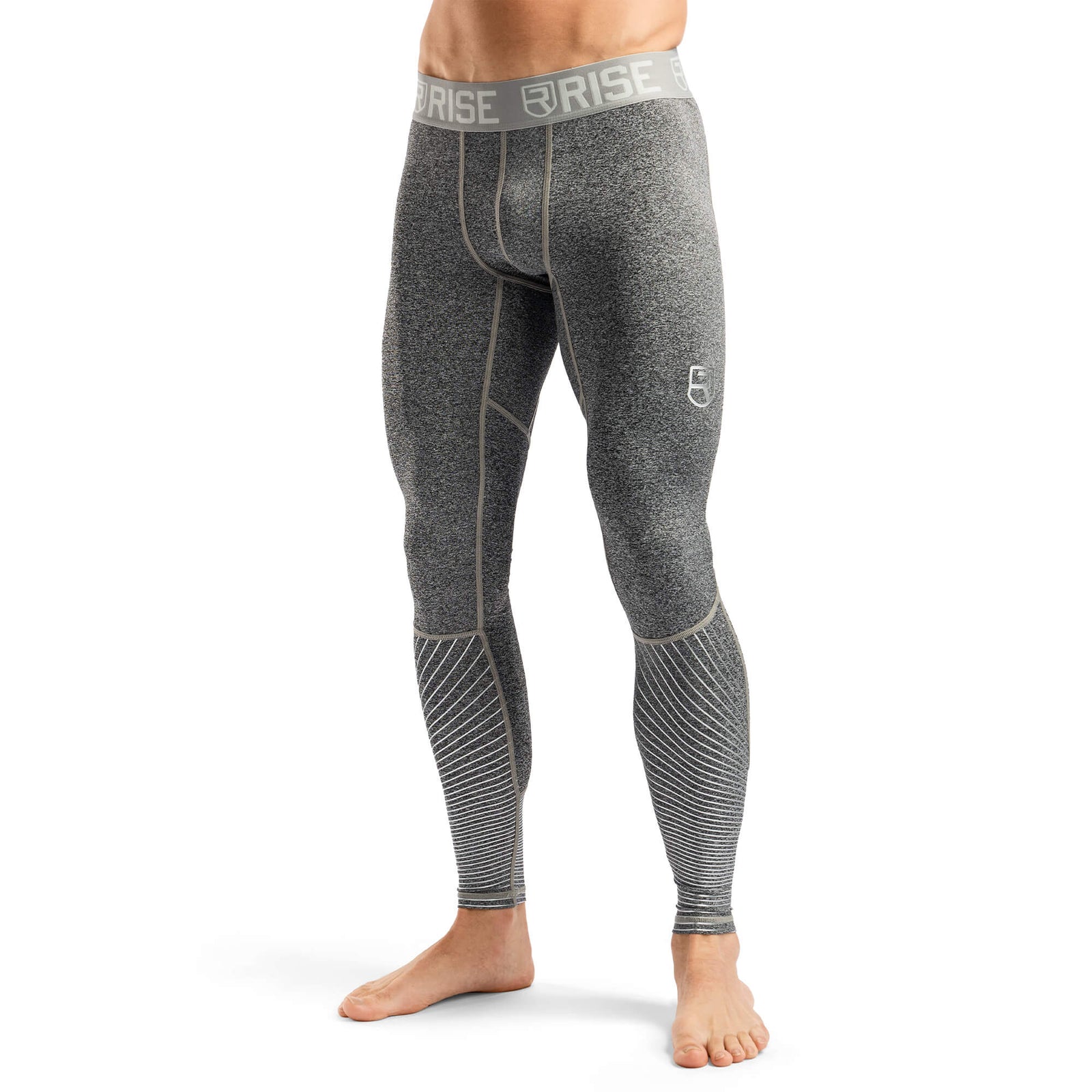 CompressionZ Men's Compression Pants W/ Pockets - Dark Gray - Dark