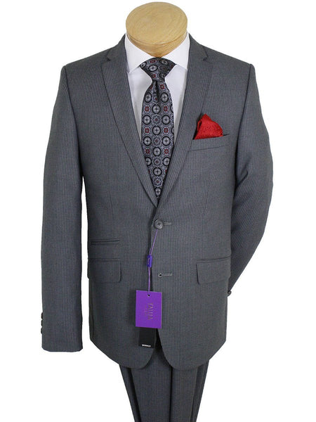 Tallia 21514 73% Polyester/ 27% Rayon Boy's Suit - Skinny Fit - Stripe ...