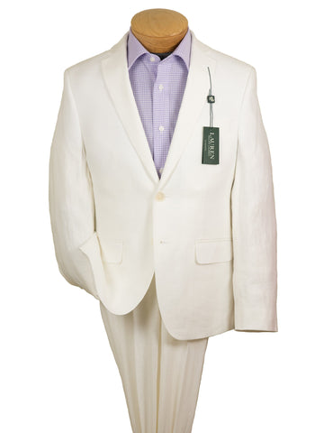 ralph lauren white linen suit